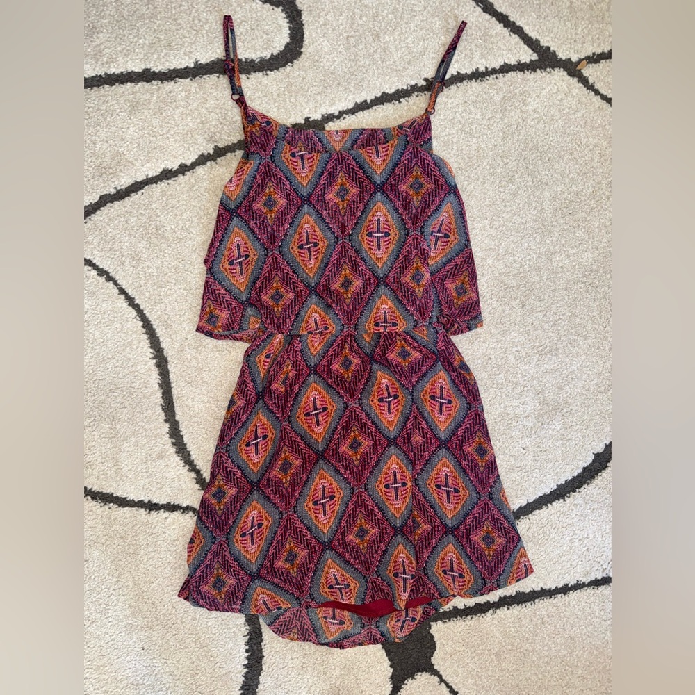TOBI Aztec Print Mini Dress